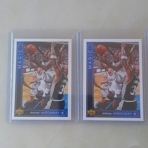 2 Penny Hardaway Rookie Cards
